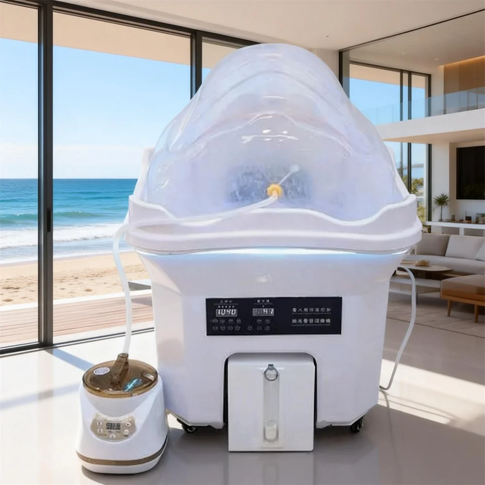 2026 New Portable Hair Salon Head Spa Device with Built-in Wastewater Tank and Water Circulation Steam Fumigation System