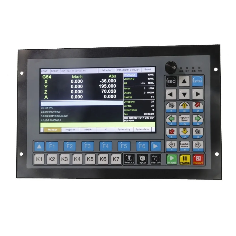 DDCS-Expert The Newly Updated 3/4/5Axis CNC Controller Supports Tool Magazine/ACT As Syntec CNC Controller For Milling Drill