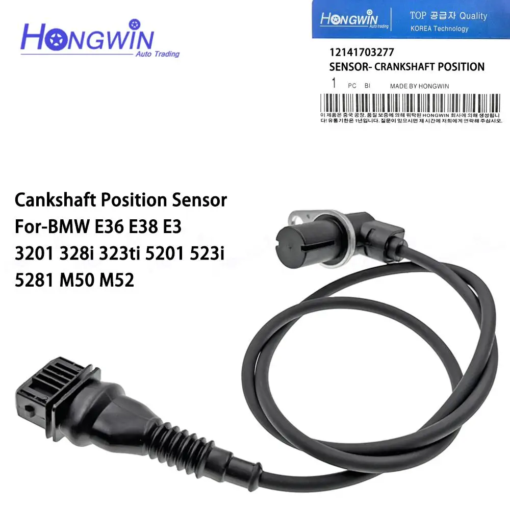 Crankshaft Position Sensor For BMW E36 E38 E39 320i 328i 323ti 323i 520i 523i 528I 728I M50 M52 12141703277