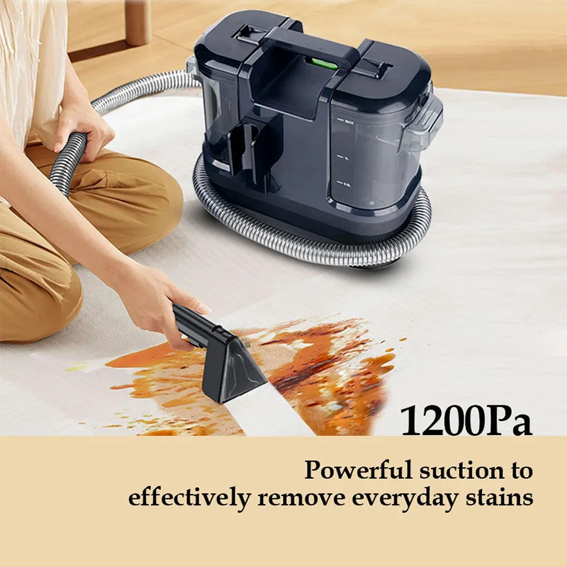 Fabric carpet cleaning machine upholstery vacuum cleaner cleaning dust collection disposable 500W 2 water tanks