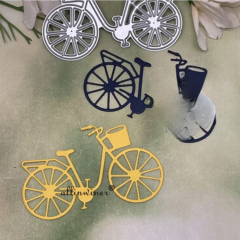 AliExpress New Bicycle decoration Metal Cutting Dies Stencils For DIY Scrapbooking Decorative Embossing