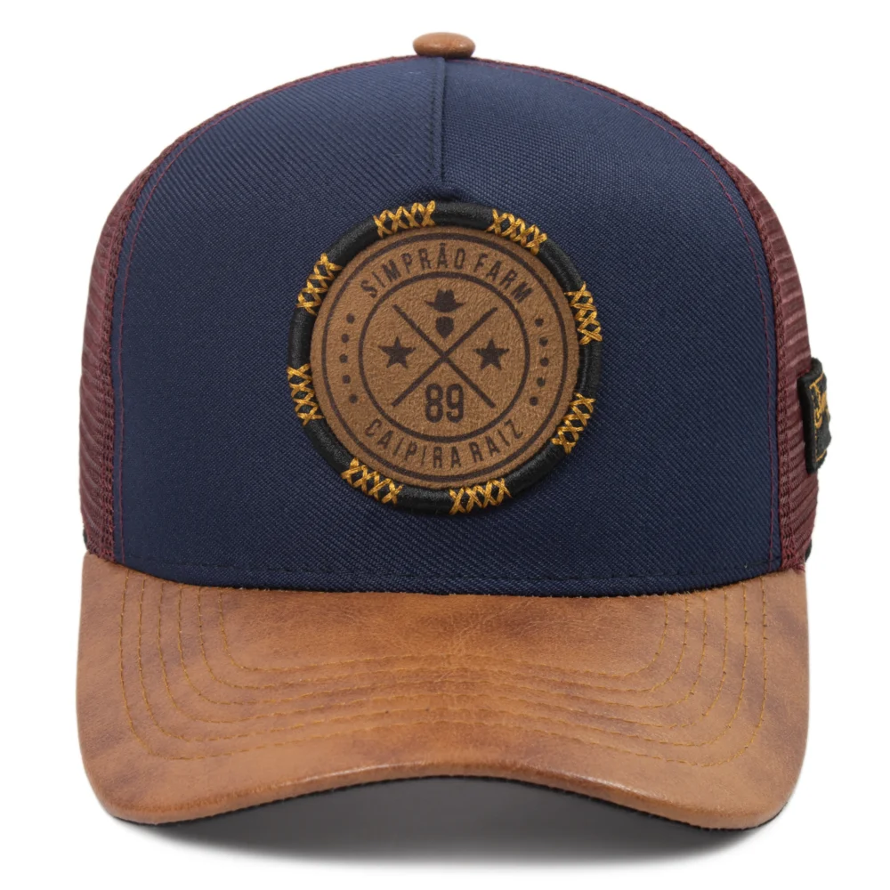 Camipira غطاء بظهر ، شاشة منحنى الجذر ، تنفس ، البلد الزراعي ، الموضة