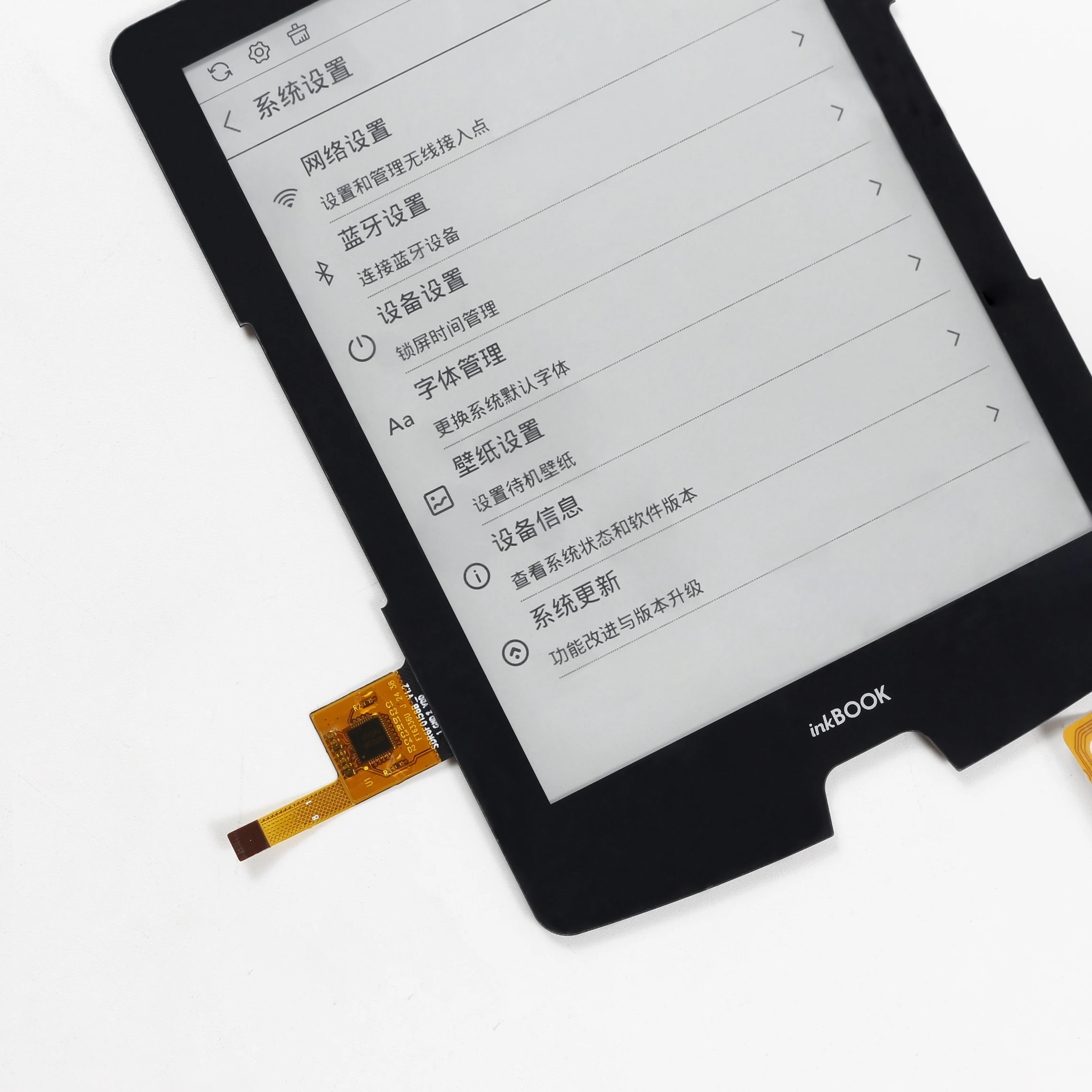 Nowy 6-calowy ekran E-ink Carta ENS060XCD z 34 pinami, dotykowy, podświetlany, do czytnika e-booków InkBOOK, wyświetlacz LCD