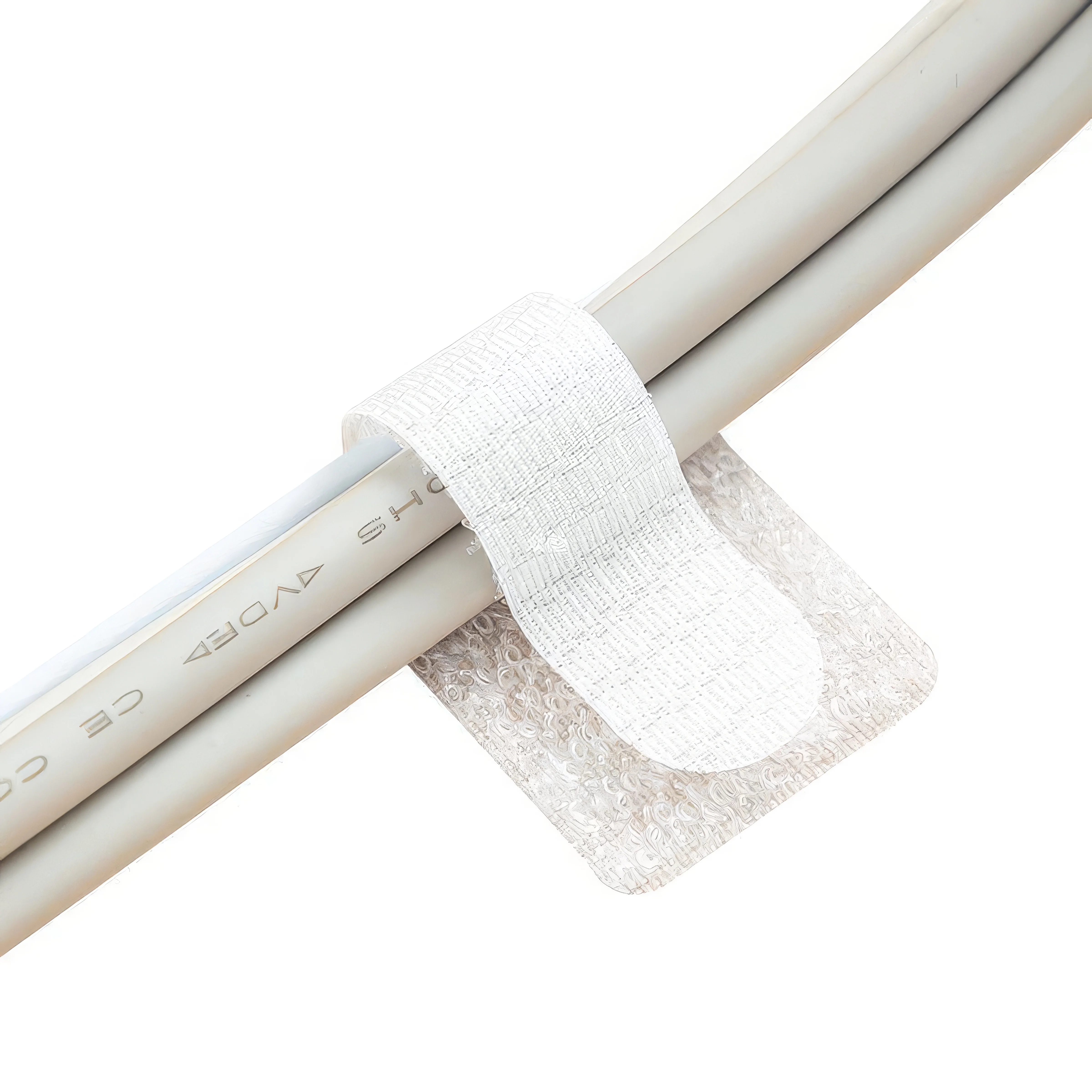 10 White Wire Ties, Space Saving, Multifunctional Cable Management, Suitable for Desktop and Workshop Organization