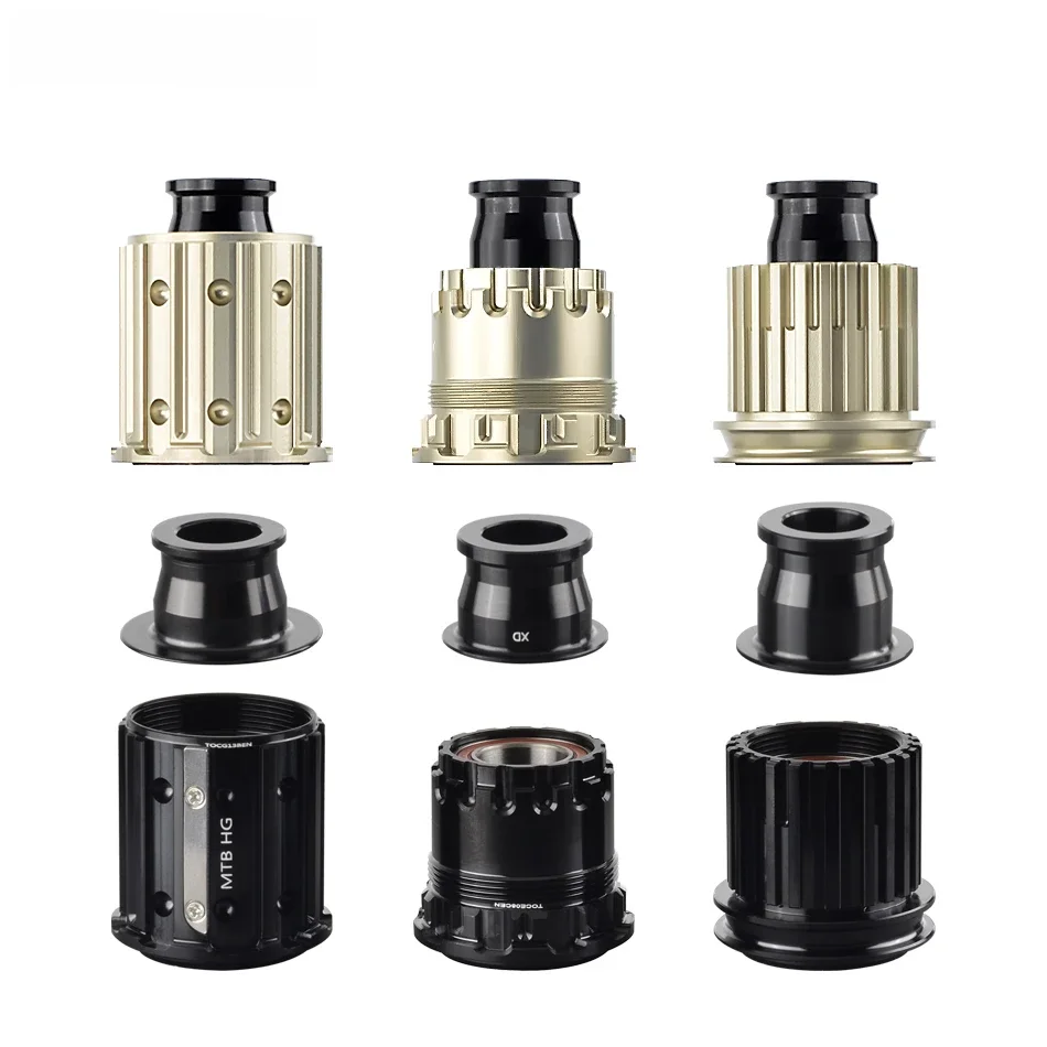 AliExpress GOLDIX Bicycle Hub Adapter with QR/THRU End Cap HG/XD/MS Bicycle Hub Body for MTB/Road Bike Freehub