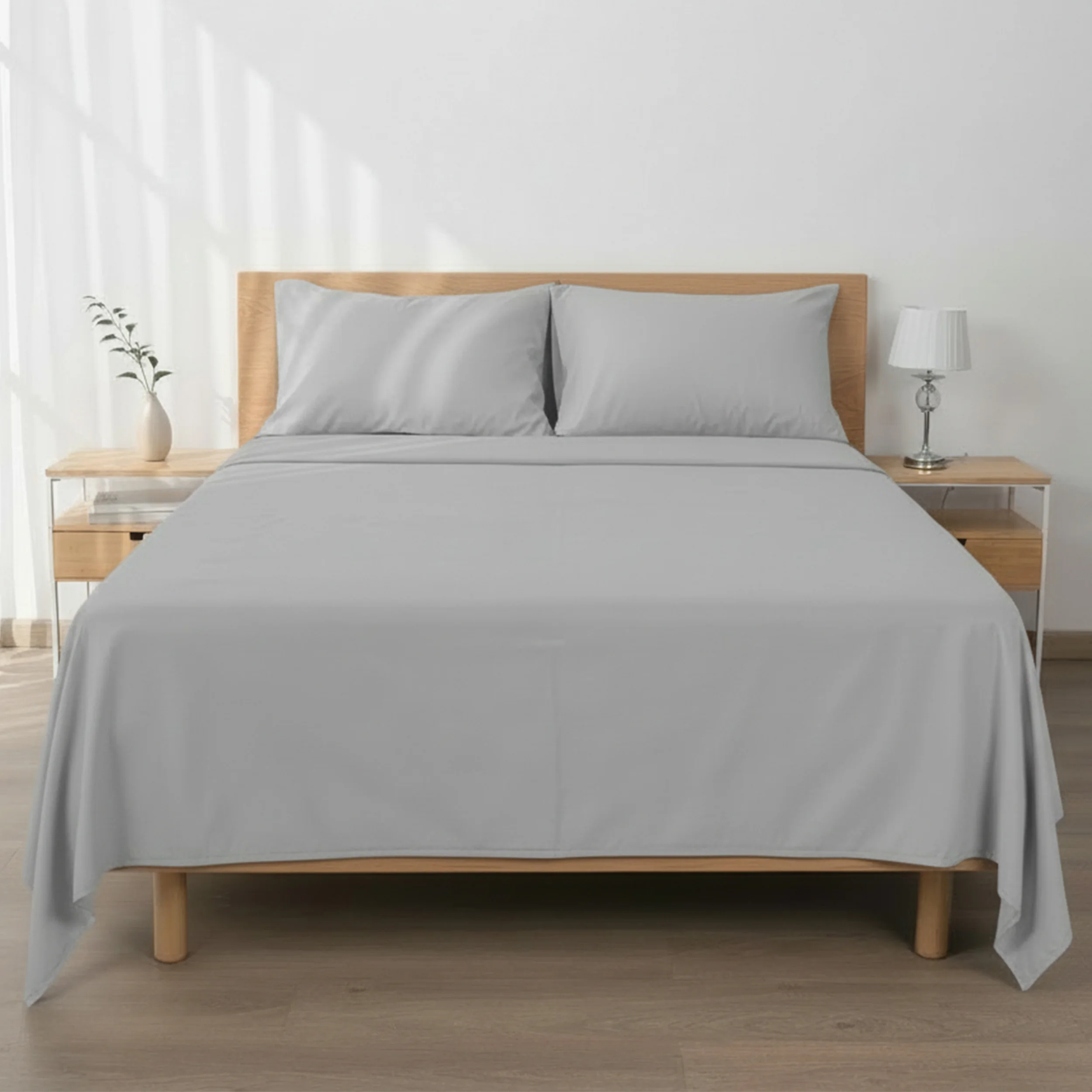 Juego de Sábanas Microfibra Cepillada con Bajera Ajustable 30 cm Set 3 4 Piezas Cama 90 105 135 150 180 Varios Colores