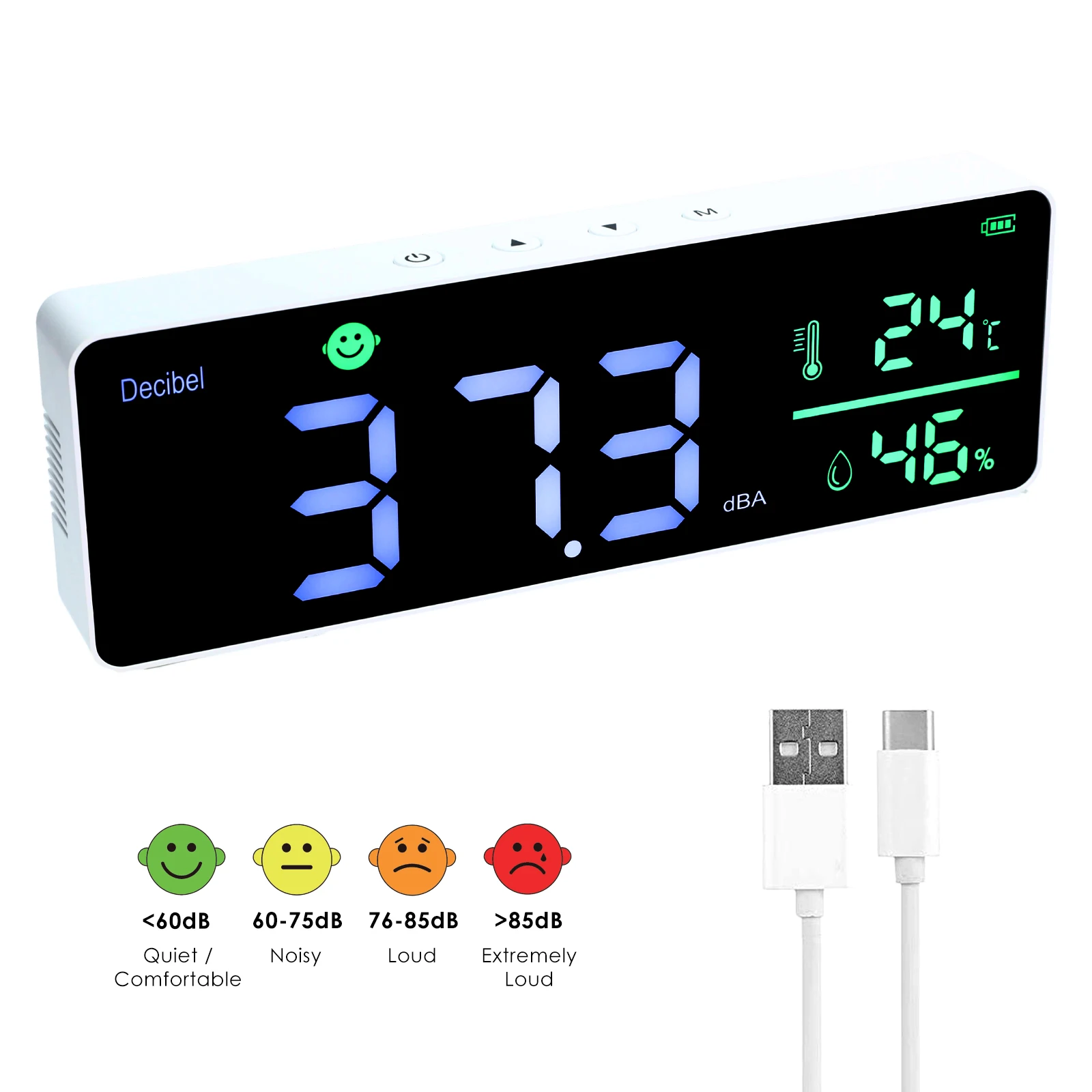 sonde-de-niveau-sonore-led-11-avec-enregistrement-des-donnees-plage-de-30-a-130-dba-moniteur-sonore-affichage-de-la-temperature-et-de-l'humidite-4-000-enregistrements-pour-la-maison-et-le-bureau