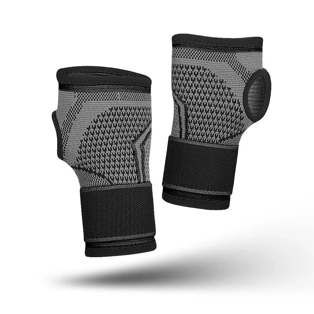 1 morceau tricoté léger respirant joint stable fitness basket-ball, football et autres sports protection de pression poignet g