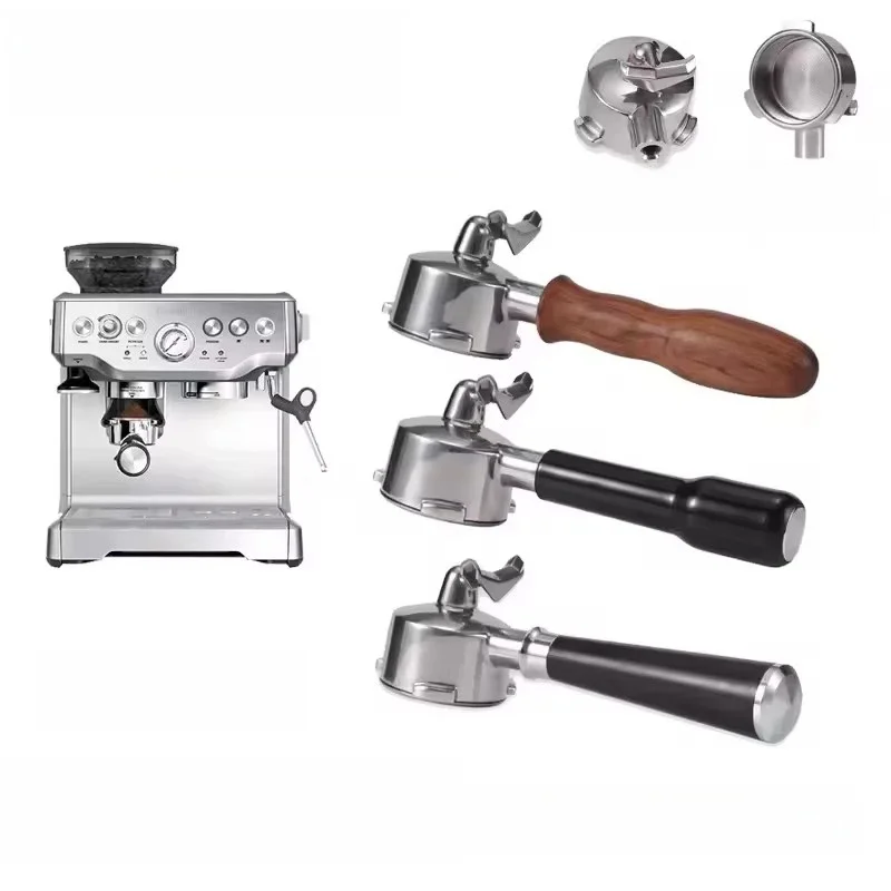 Koffie Bodemloze Filterhouder 54 Mm Dubbele Uitloop Naakt Voor Breville Sage 870 878 880 Espressomachine Accessoires Barista Gereedschap - afbeelding 2