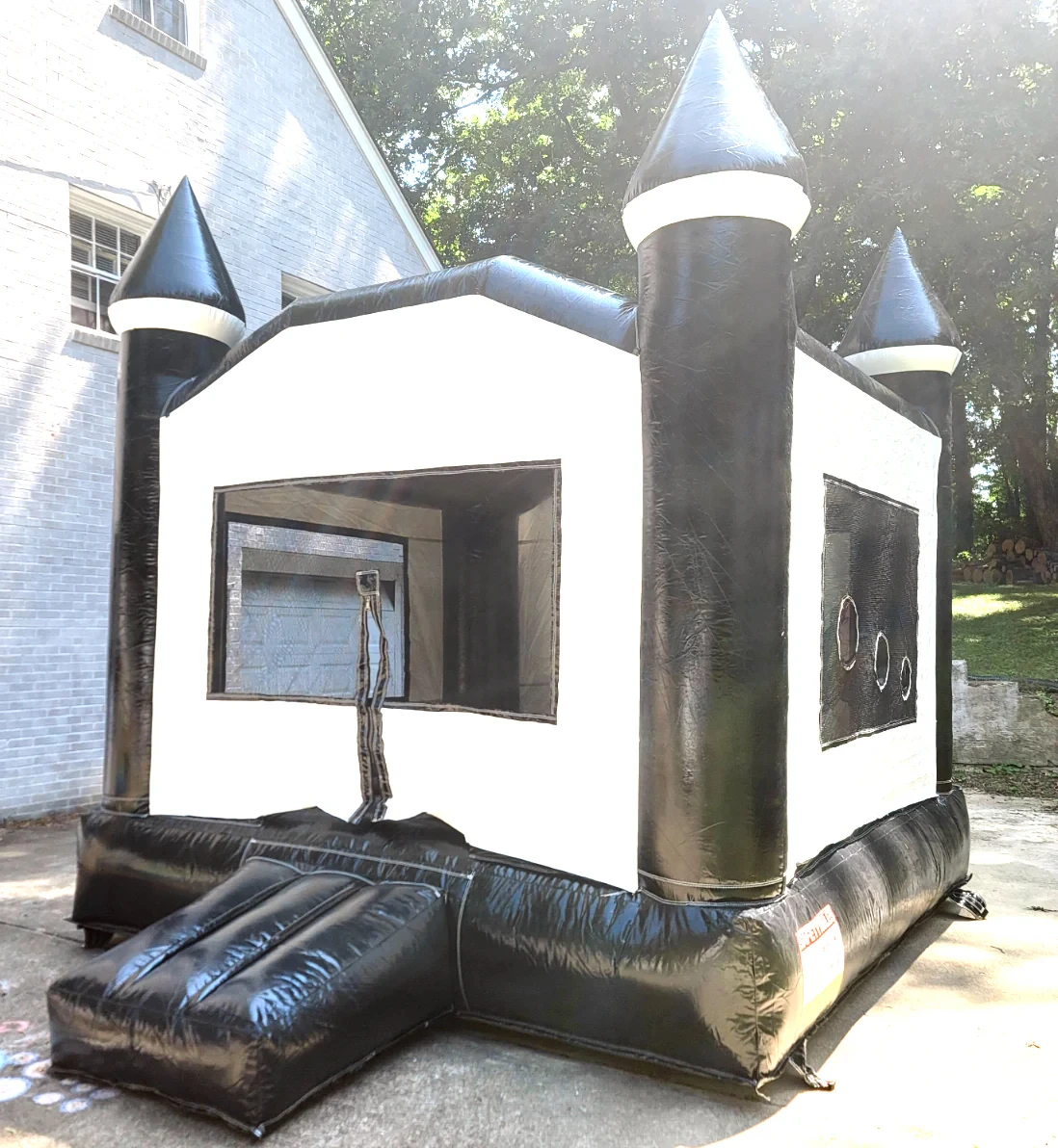 10ft/3m Black & WhiteTuxedo BounceHouse Commercial Grade Bounce Castle House with Blower for Kids & Adults Party Wedding