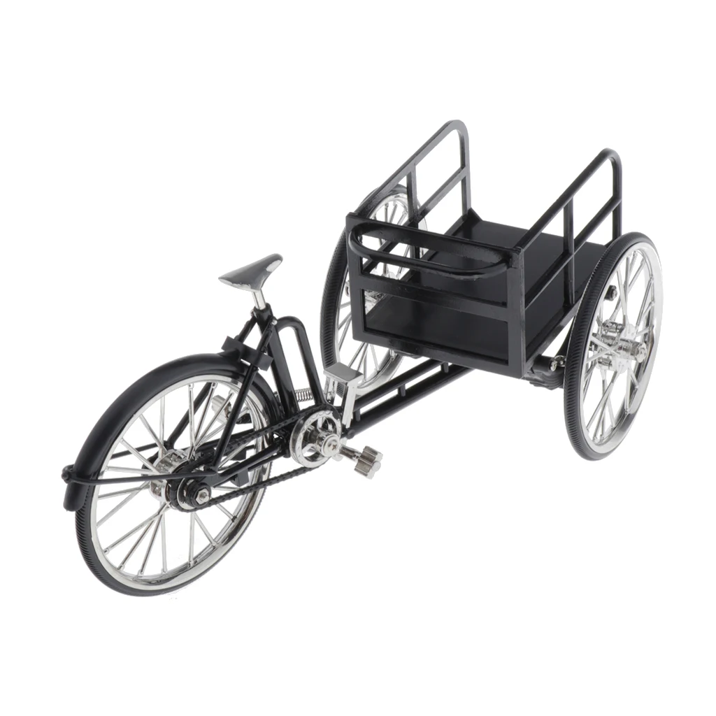 1:10 skala stopu trójkołowy Model rower wyścigowy wystrój zabawki dla domu/kawiarni/sklepu