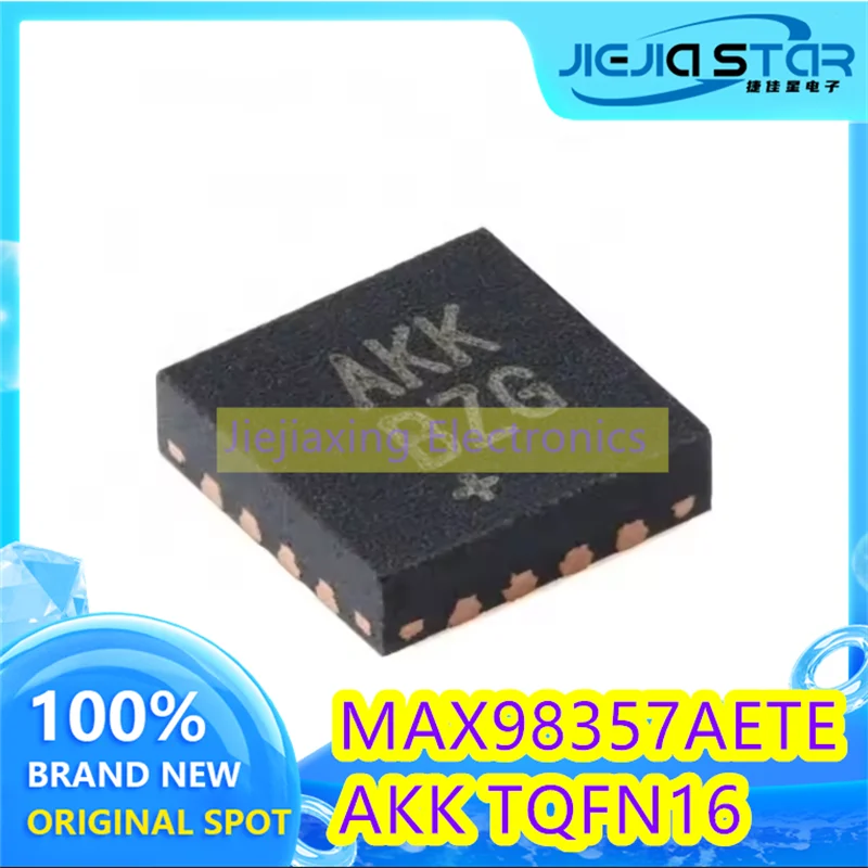 

(5/20pieces) MAX98357AETE MAX98357 Parts Mark AKK SMD TQFN-16 feet Audio Amplifier IC 100% Brand New Original Electronics