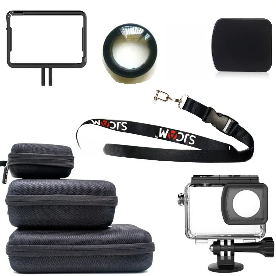 Oryginalne akcesoria SJCAM SJ8 Pro/Plus/Air Osłona obiektywu/osłona/szkło Filtr UV/Folia ochronna ekranu/rama do kamery akcji SJ8 — zdjęcie 2