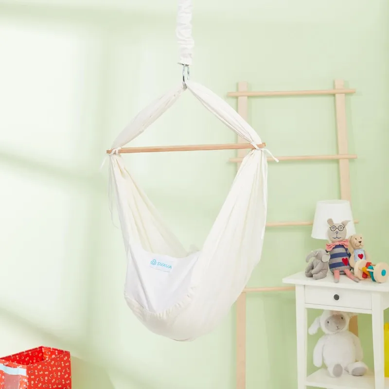 Latte Spring Baby Hammock Cradle-Baby Ceiling Swing Hamaca Para Bebé