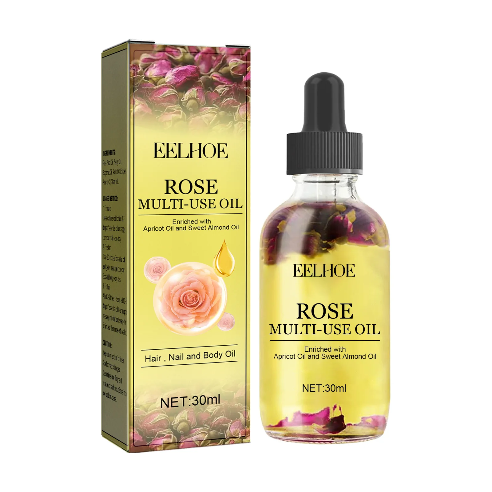 EELHOE-Aceite Esencial Hidratante para el cuerpo, crema de manos antigrietas para piel seca, aceite de MASAJE relajante, Serums corporales, 30ml