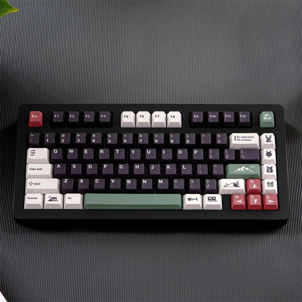 

129 клавиш GMK Wild Keycaps Cherry Profile PBT Dye Sublimation Механическая клавиатура Английская клавиатура для переключателя MX со сдвигом 1,75U