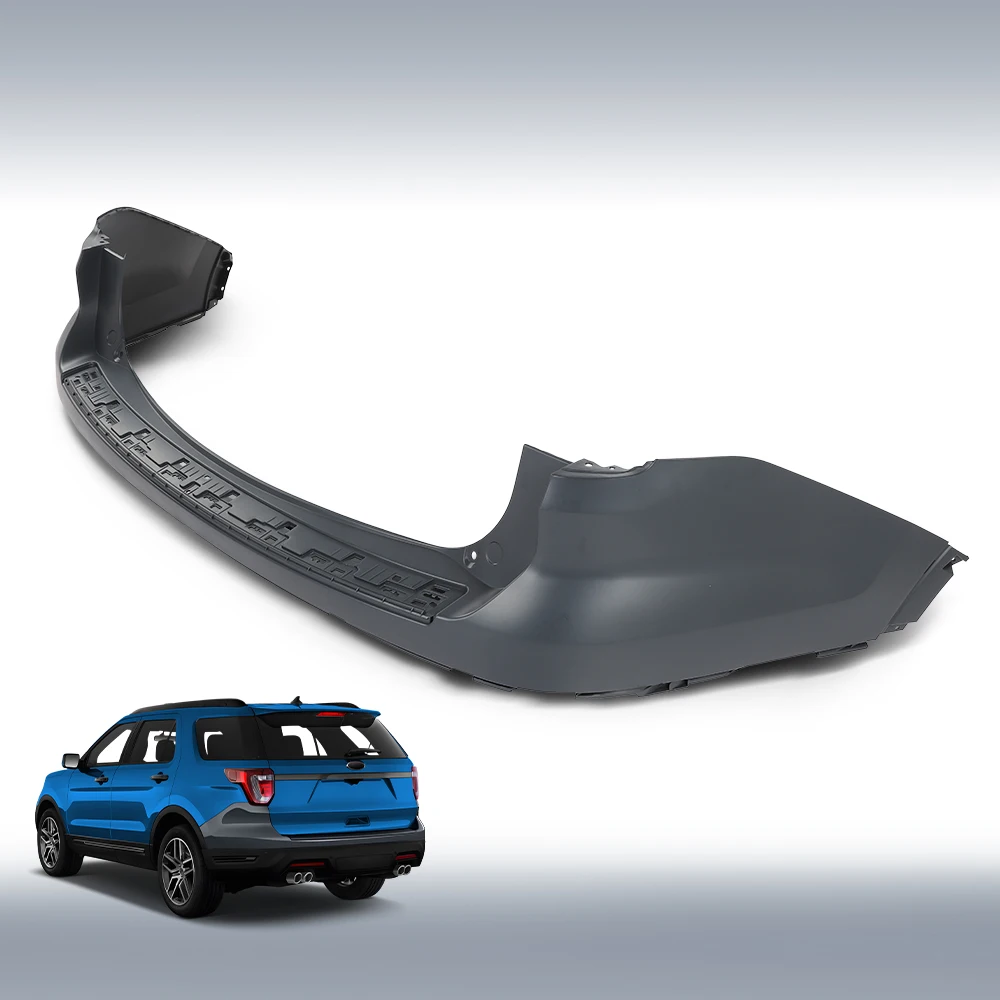 

Car Rear Upper Bumper Cover Fascia Replacement Fit for 2018 2019 Ford Explorer 187-10303, Jb5Z17K835Acptm Fo1114110 Pp Strong