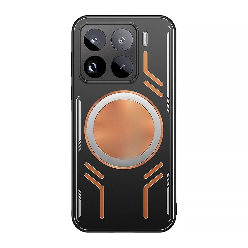 Grafenowe etui chłodzące do Xiaomi 15 Ultra 14 Ultra 12 12X 12S 13 Pro Etui ze stopu aluminium Rozpraszanie ciepła Czerwona miedziana metalowa osłona — zdjęcie produktu 7