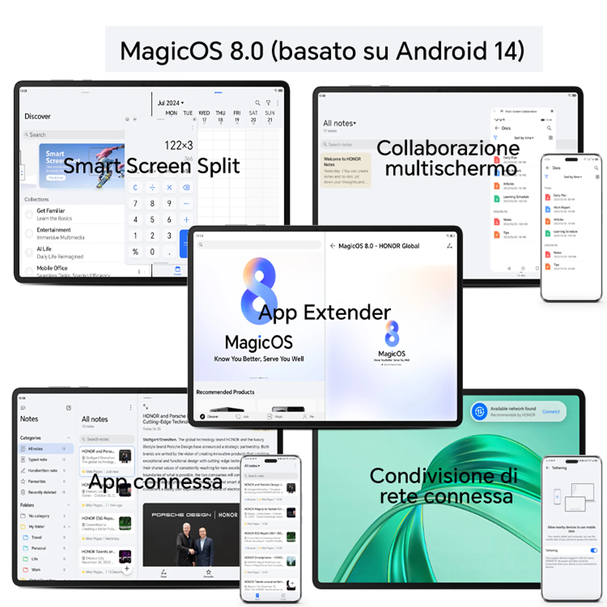 Immagine 8: Tablet HONOR Pad X8a, 8300 mAh, schermo da 11 pollici a 90Hz con protezione per gli occhi, 4 altoparlanti, Android 14, Grigio Spazio