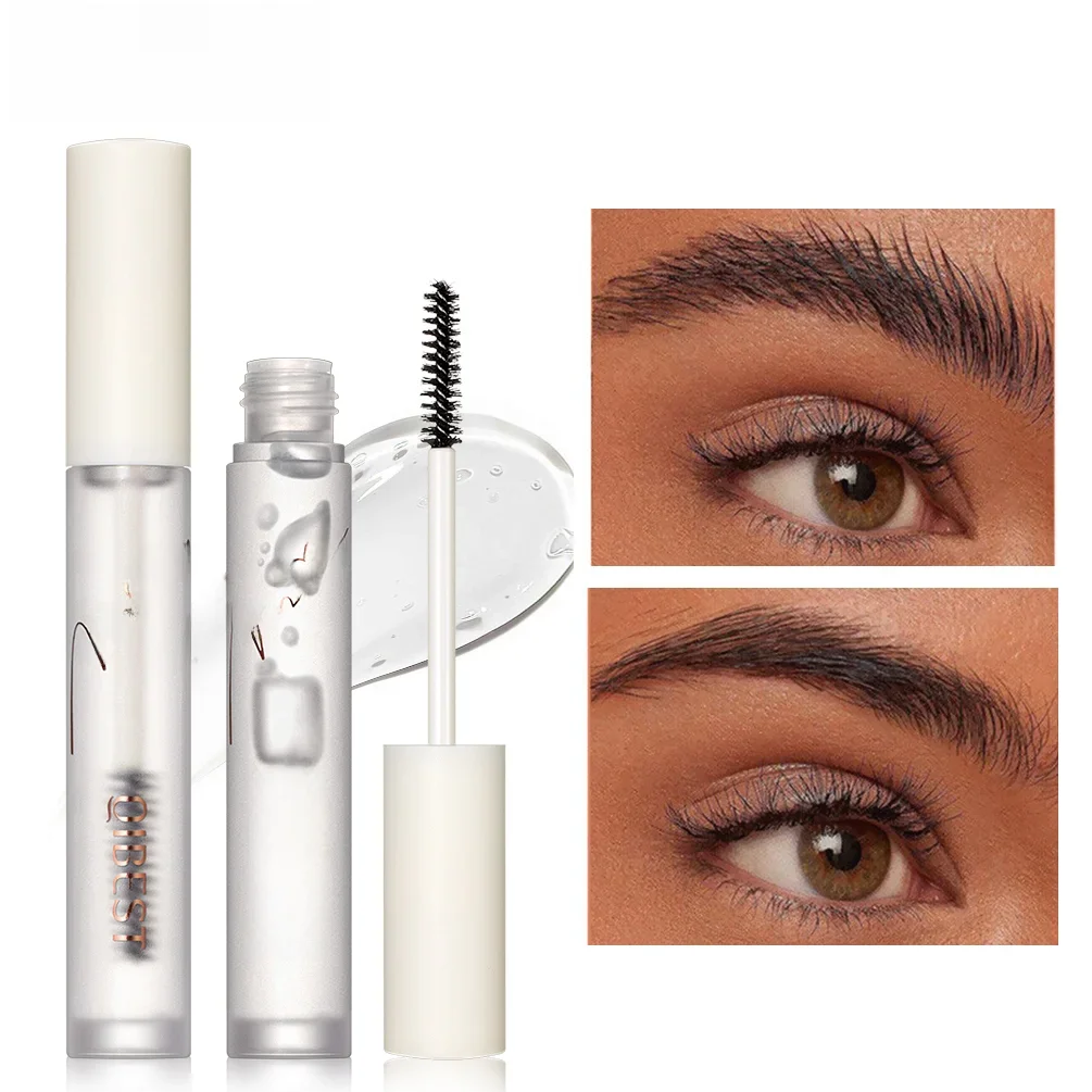 QIBEST Augenbraue Gel Styling Flüssigkeit Farblose Transparente Feste Gel Wasserdichte Schweiß-proof