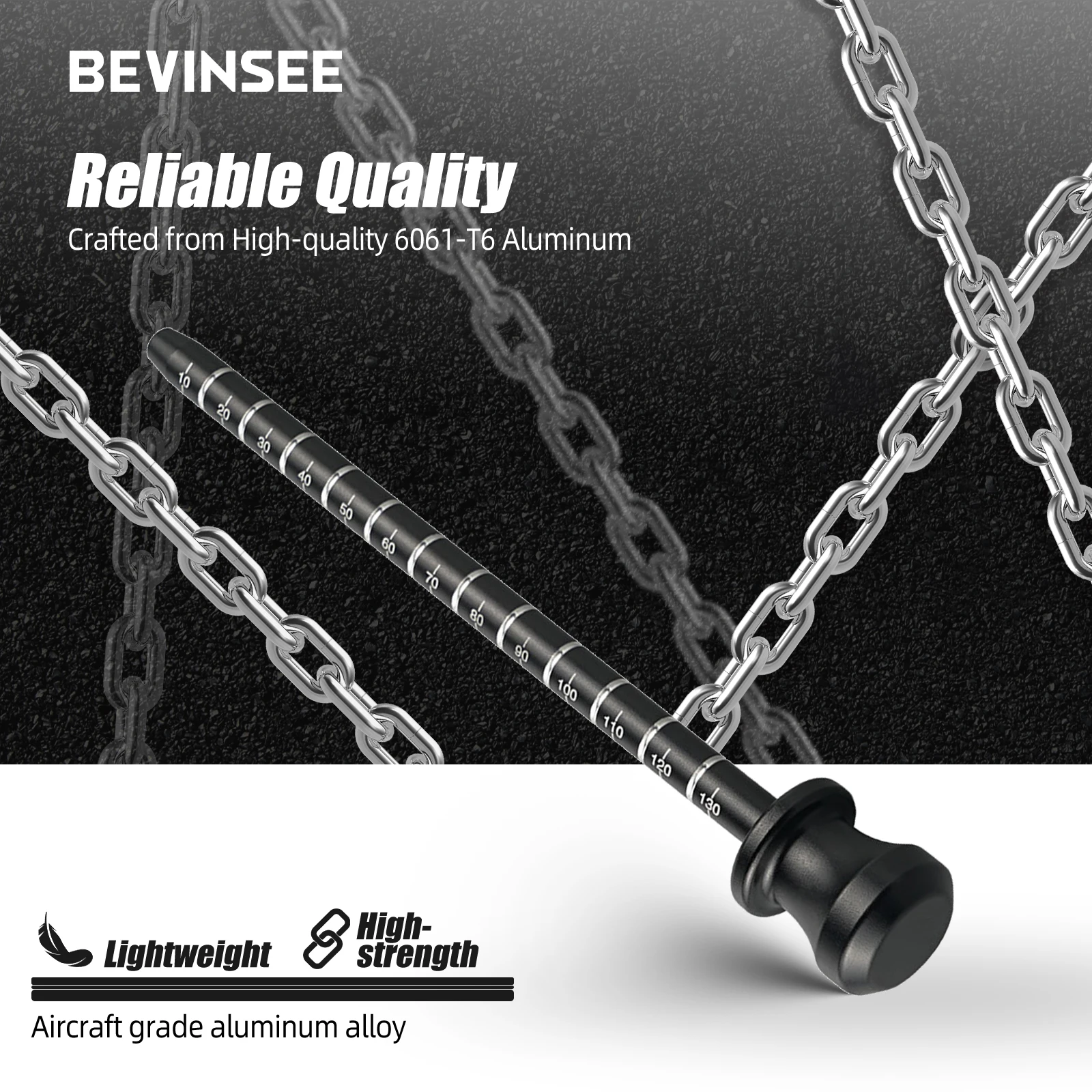 BEVINSEE-Herramienta de varilla de transmisión, transmisión automática para Dodge Dart L4, para Jeep Cherokee Compass, para Chrysler 1017