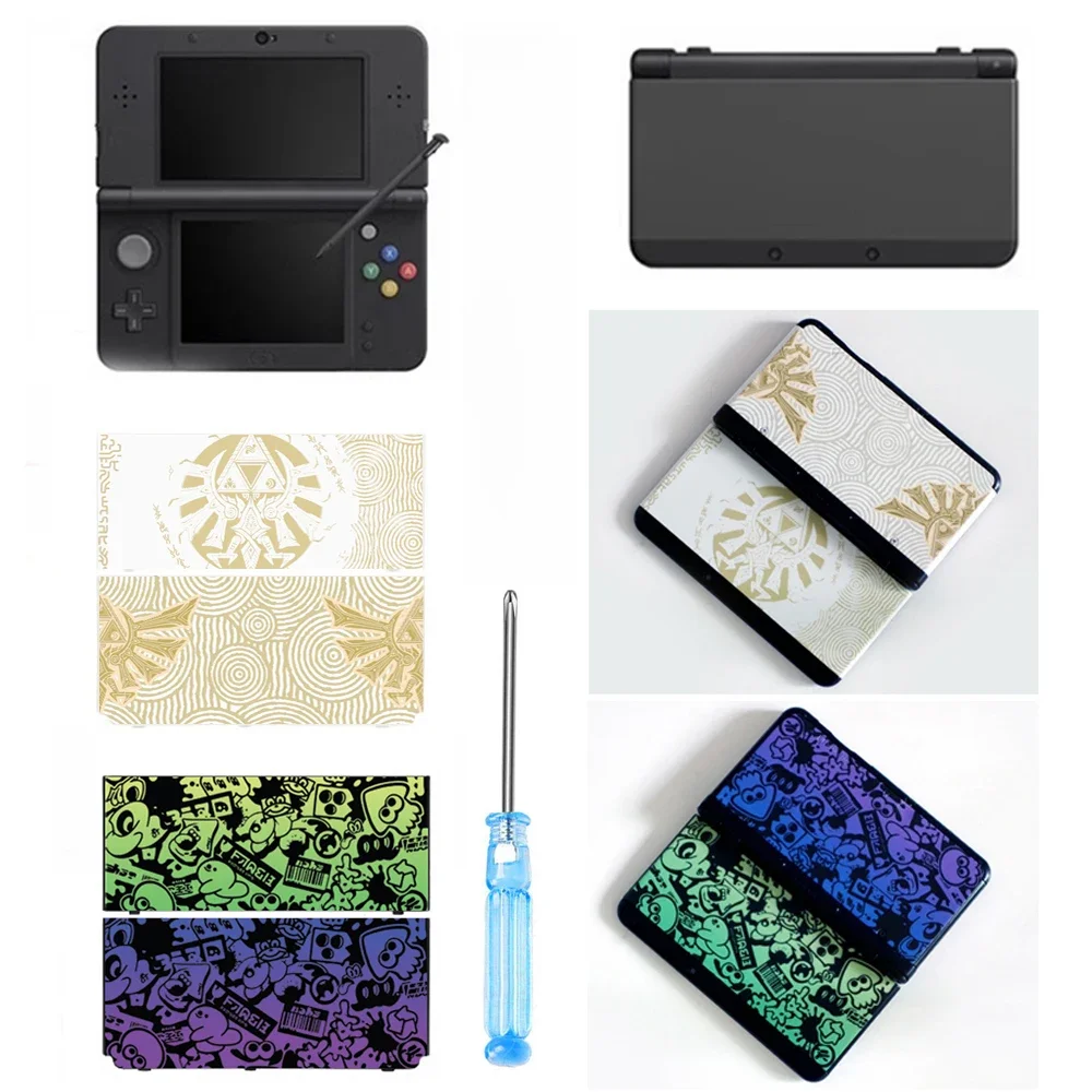 Neu Für Nintendo Neue 3DS Ersatz Vorne Hinten Platten Teil Shell/Gehäuse Fall Abdeckung