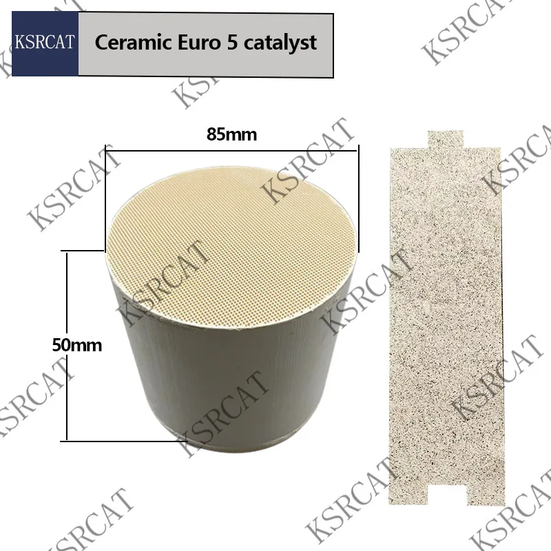 85*50mm 400cpsi Universal Catalytic Converter EURO 5 Ceramic Honeycomb Catalyst FOR CARS Exhaust System