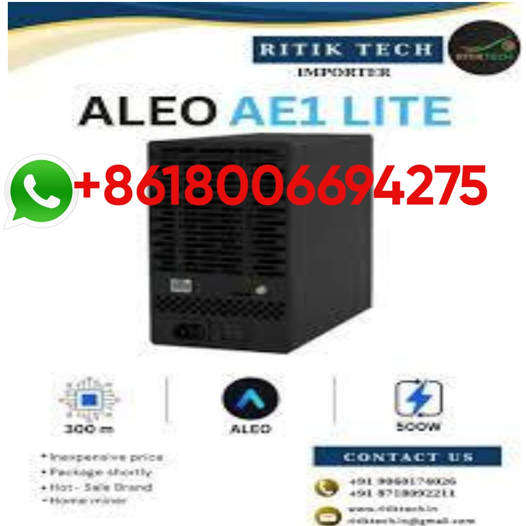 SC СПЕЦИАЛЬНЫЙ ICERIVER ALEO AE1 LITE 500W 250MH/S ALEO Miner Alephium Miner zkSNARK Алгоритм Asic Miner Crypto Mining с блоком питания SC СПЕЦИАЛЬНЫЙ ICERIVER ALEO AE1 LITE 500W 250MH/S ALEO Miner Alephium Miner zkSNARK Алгоритм Asic Miner Crypto Mining с блоком питания