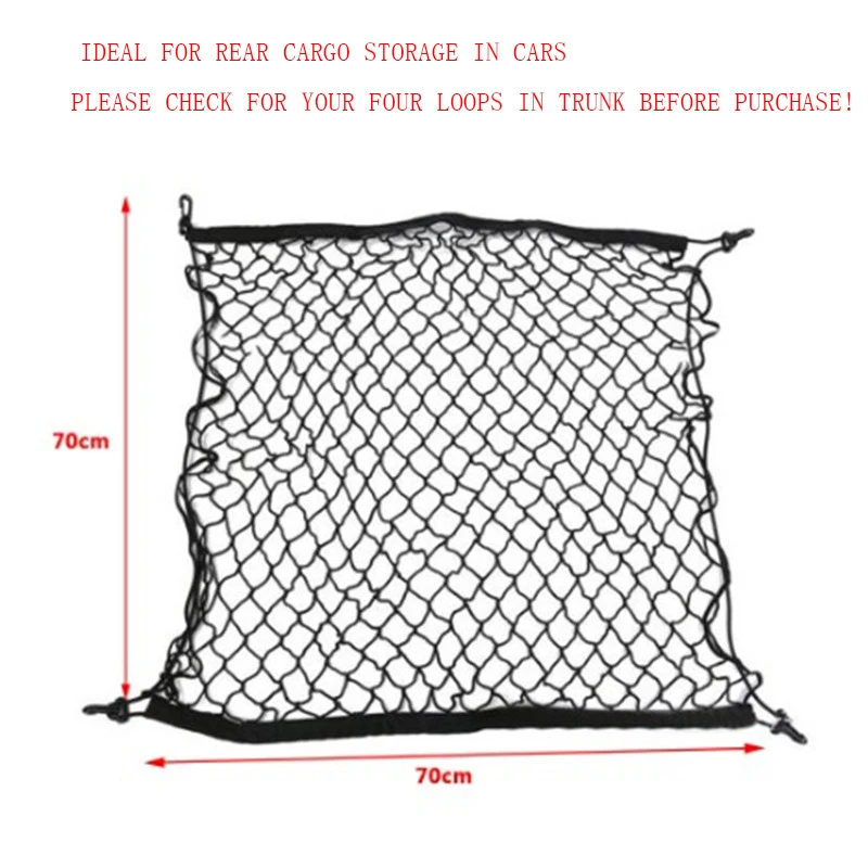 Car Trunk Net For Great Wall Pao Poer GWM Ute 2022 GWM P Series 2019~2023 Nylon Mesh Rear Trunk Elastic Net Interior Accessories