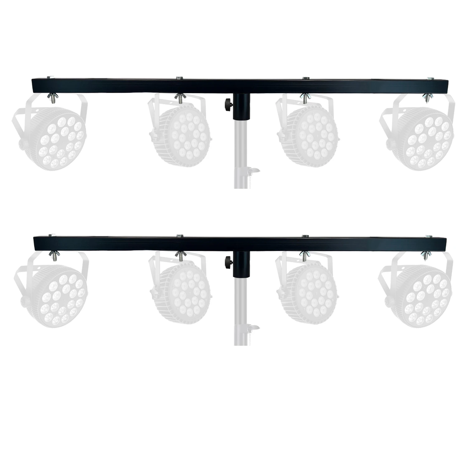 5 Core DJ Lighting T Bar 4 Party Lights 2Pc 39 Inch Extension Crossbar vMount w 66 lbs Capacity LS TB35 2PCS