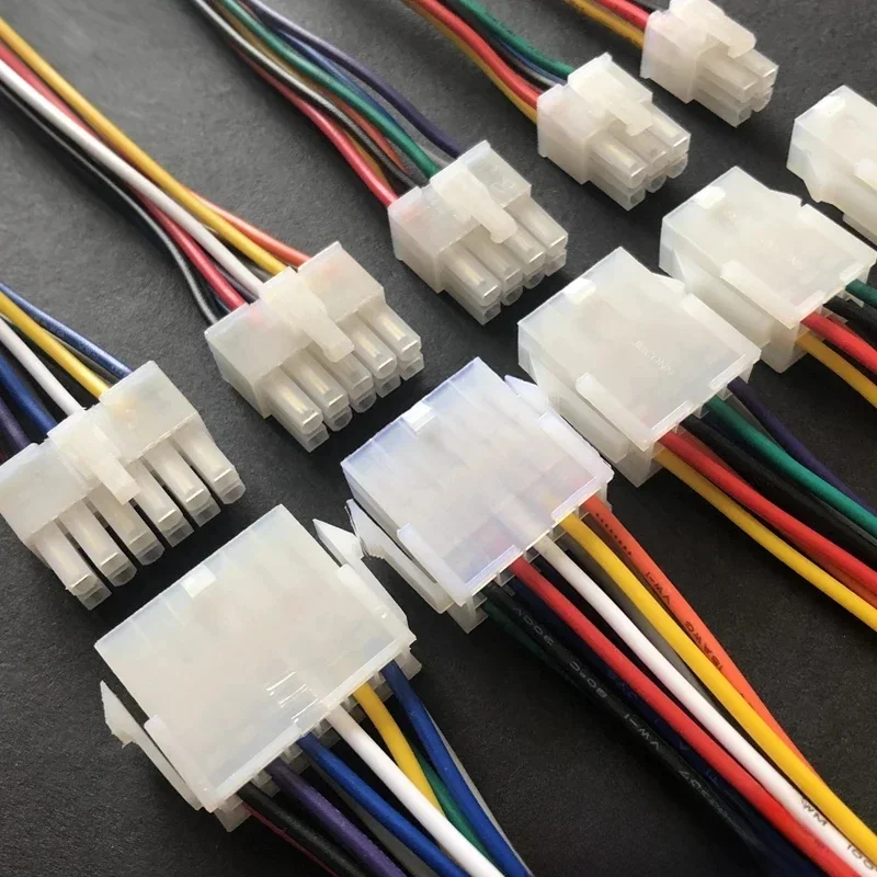 Prise de contrôleur de moto électrique 5557/5559, 6/8/16 broches, connecteur de faisceau d'ordinateur automobile 4.2mm, prise mâle et femelle