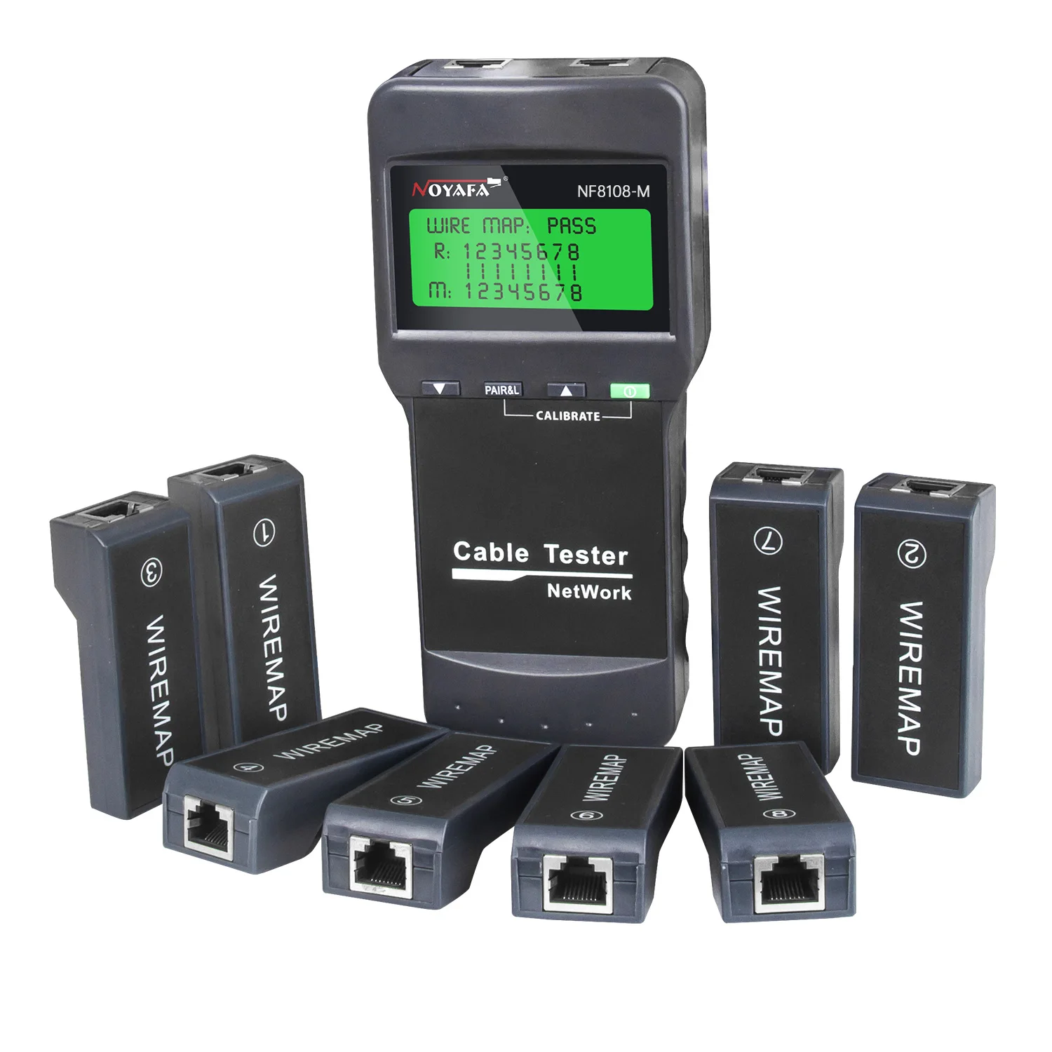 NOYAFA NF-8108M Netzwerkkabeltester Professioneller RJ45-Tester Längenmessung Kabelverfolger POE-Netzwerkwerkzeuge
