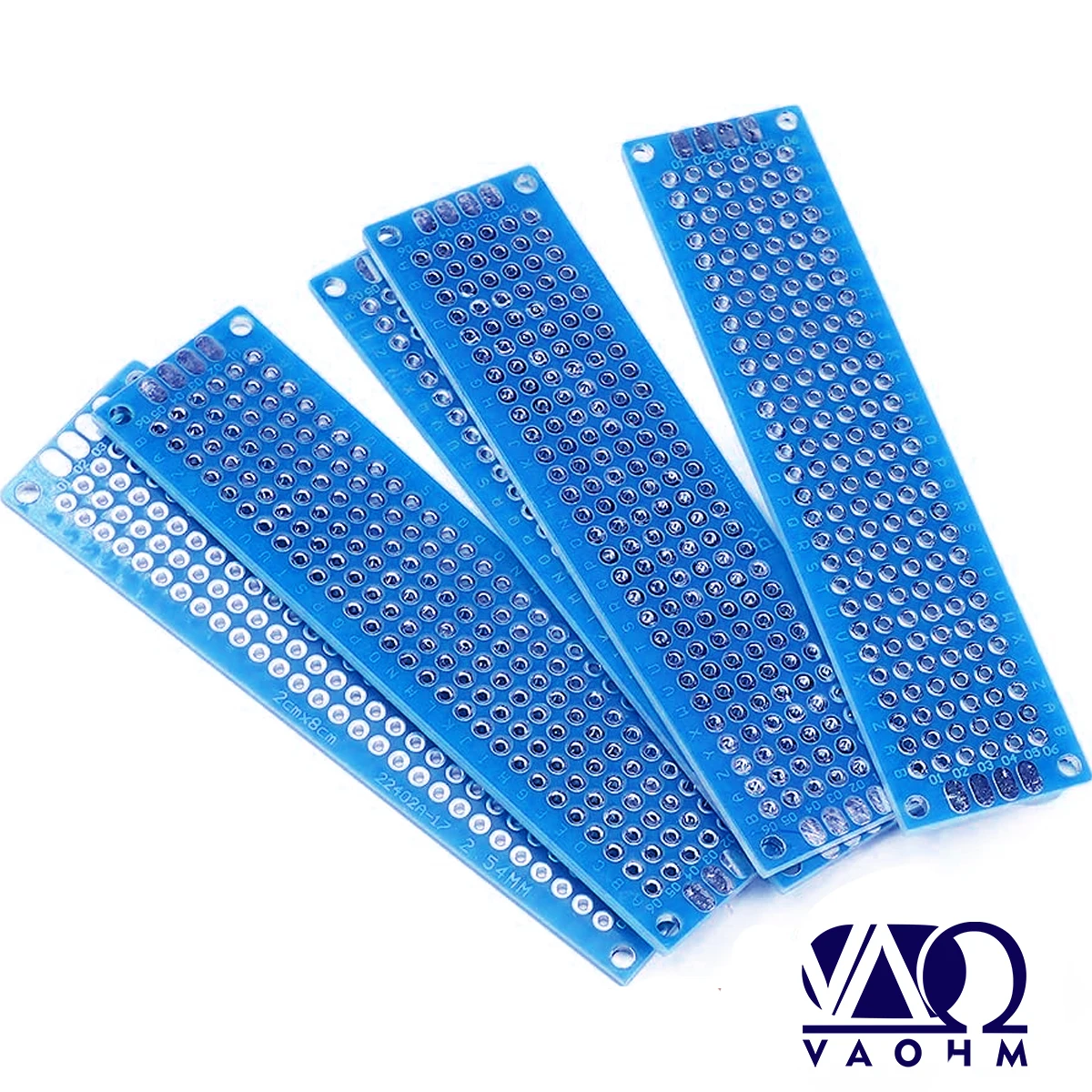 5PCS 2*8cm Prototype PCB Double Sided FR4