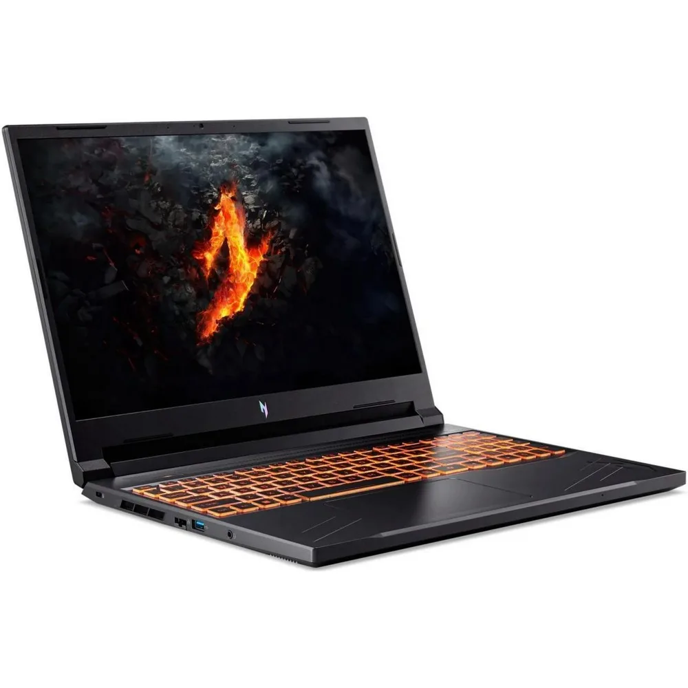 Игровой ноутбук Acer Nitro V 16 дюймов, AMD Ryzen 7-8845HS,NVIDIA GeForce RTX 4060,32 ГБ RAM,2 ТБ SSD,Windows 11, черный