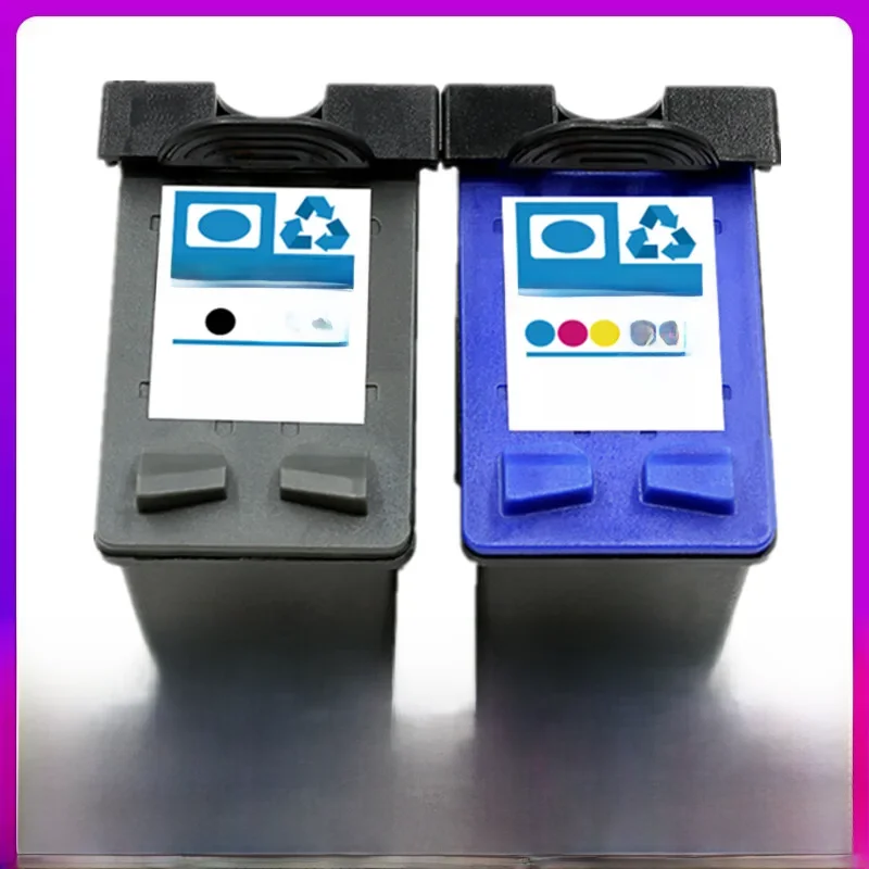 Cartouche d'encre de remplacement Compatible 21 22 XL, pour imprimante HP 21XL 22XL HP21 Deskjet F2180 F2280 F4180 F2200 F380 380