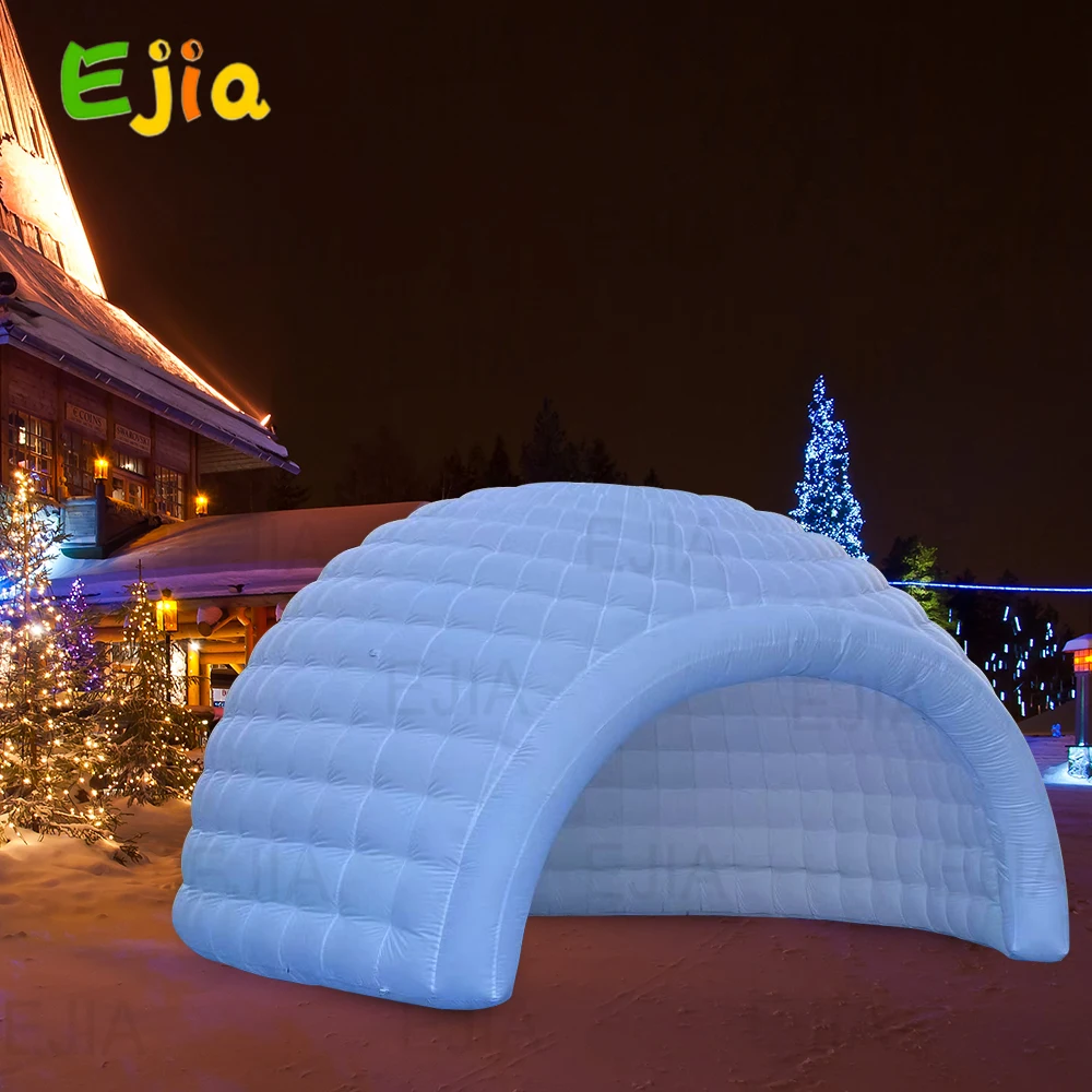 6m /4.5m Large Inflatable Advertising Dome Tent Exhibition Inflatable Disco Light Nightclub Tent House With LED Lights For Party