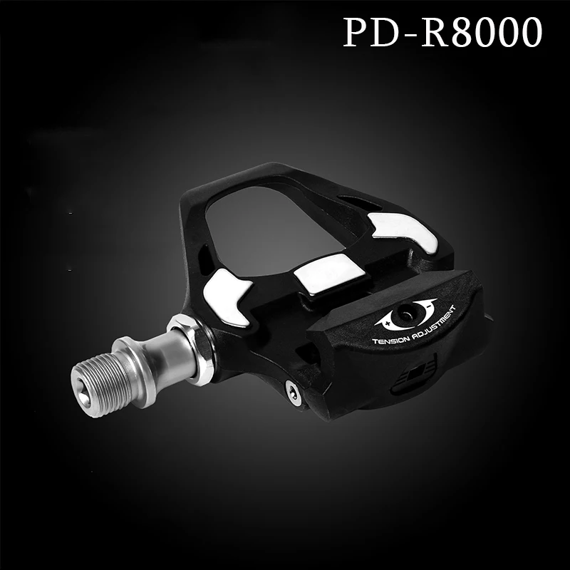 Fit SPD SL System Bicycle Self Locking Lockable Road Bike Pedal PD R8000 Cycling Pedals Bicycle Slipless Pedals for Shimano