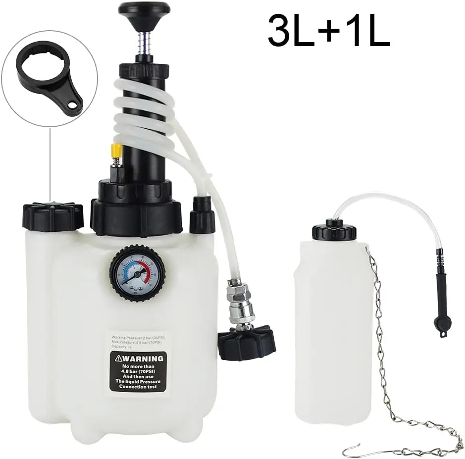 3L Handleiding Auto Remolie Pot Vervanging Gereedschap Auto Remontluchter Grote Capaciteit Hydraulische Vloeistof Olie Wisselaar Voor Rem Bloeden