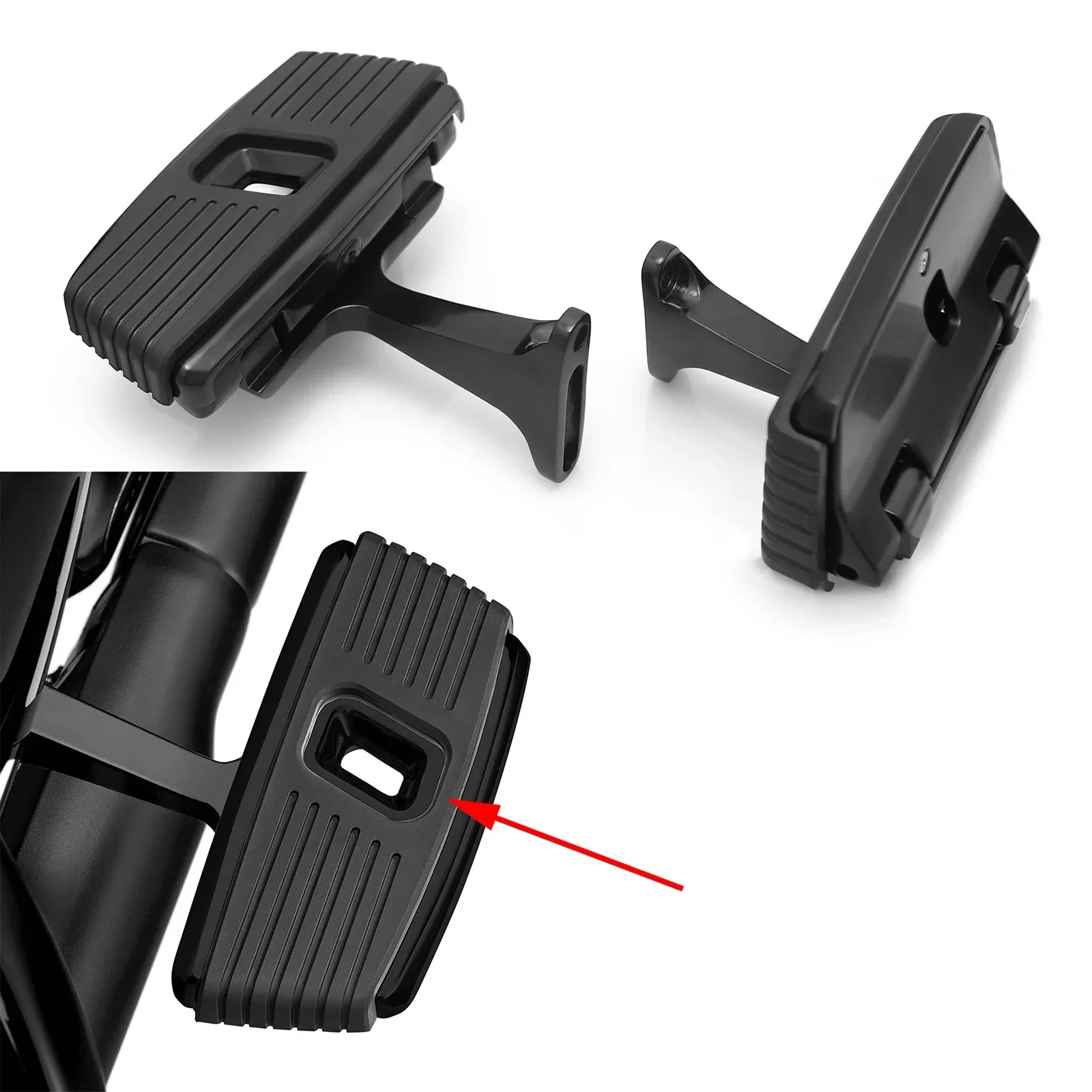 Kahuna – support de pied de lit pour passager arrière, pour Harley Touring Road Glide Street Glide Electra Glide Road King