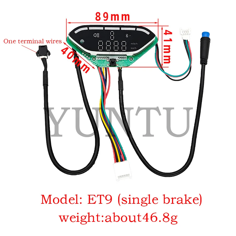 ل Iscooter S1-E9T سكوتر كهربائي 17A 36 فولت اللوحة الأم تحكم بلوتوث لوحة القيادة كابل اسكوتر سكوتر استبدال أجزاء #5
