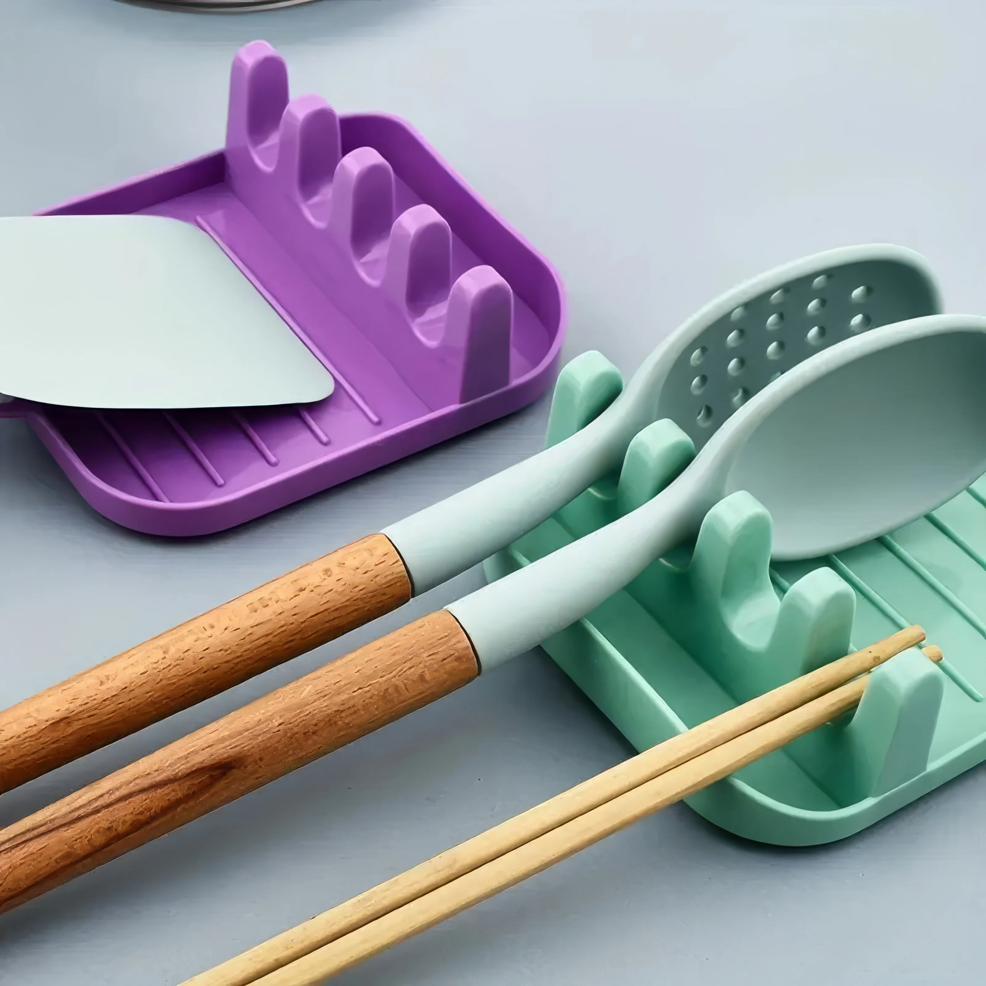 1 estante para cubiertos verde, escurridor de platos, adecuado para familias ocupadas, estante de almacenamiento compacto para encimera, uso de almacenamiento multifuncional