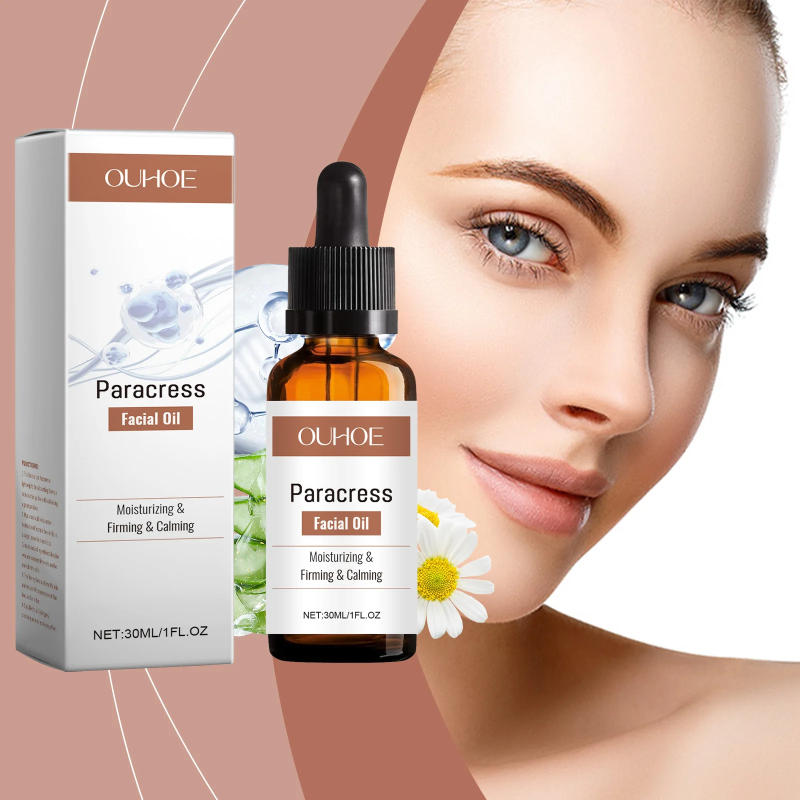 

Ouhoe Anti Aging Repair Essence Clean Face Deeply Hydrate Lock In Water For A Long Time Leaving The Skin Plump Translucent
