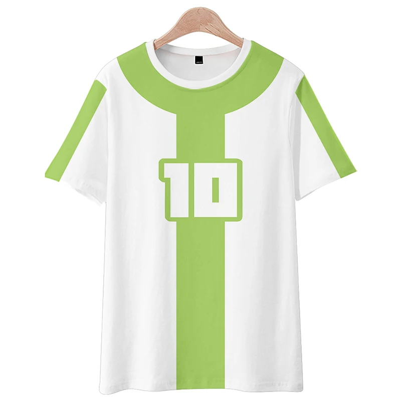 Summer Ben10 Anime 3D Printed Short sleeved T shirts Paired With Mother Kids Kids Clothing Student Round Neck Trendy Top Tshirt