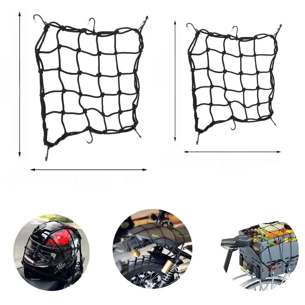 AliExpress Motorcycle Luggage Net Bike 6 Hooks Hold Down Fuel Tank Luggage Mesh Web Styling High Quality Moto