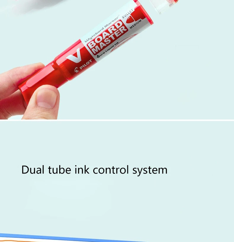 1pc Japan PILOT Whiteboard Stift V Gerade Flüssigkeit WBMAVBM Große Kapazität Farbe Tinte Schnell Trocknend Treffen Ausbildung Büro liefert – Detail 6