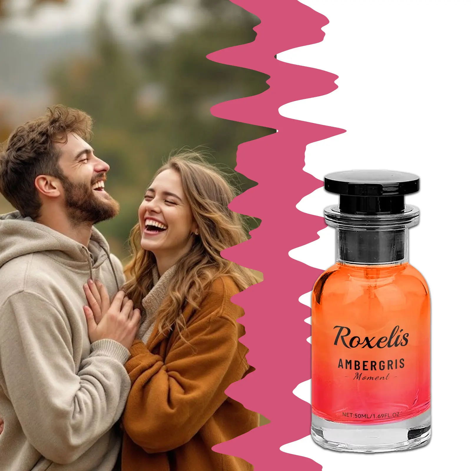 

50ml Unisex Ambergris Perfume Blue Wood Fresh Long-Lasting Fragrance Office & Dating Suitable for Men And Women