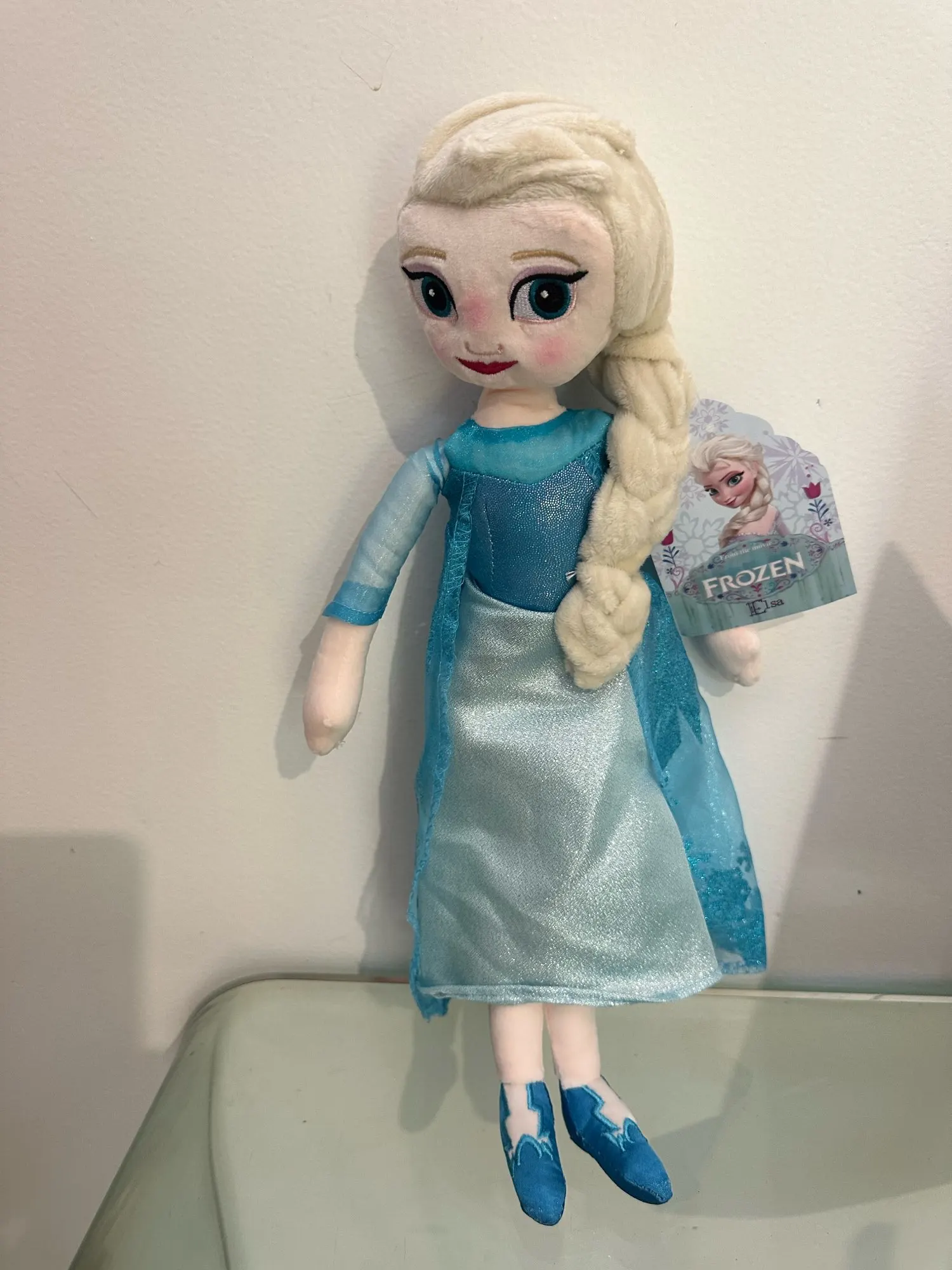 50cm Anime Frozen The Plush Princess Anna Kawaii Doll Snow Queen Princess Anna Elsa Soft Stuffed Toys Gifts For Girls Birthday photo review