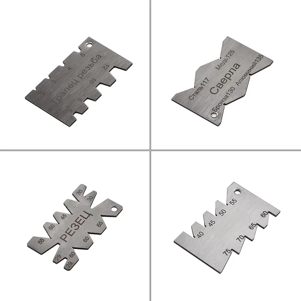Jauge d'angle, filetage de pas de vis, jauge de coupe de tour, forets en acier inoxydable, affûtage d'angle, modèle d'arc, outils manuels de mesure