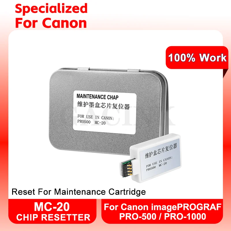 MC-20 MC 20 Maintenance Tank Resetter For Canon PRO-500 PRO-1000 Printer Waste Tank Chip Resetter MC 20