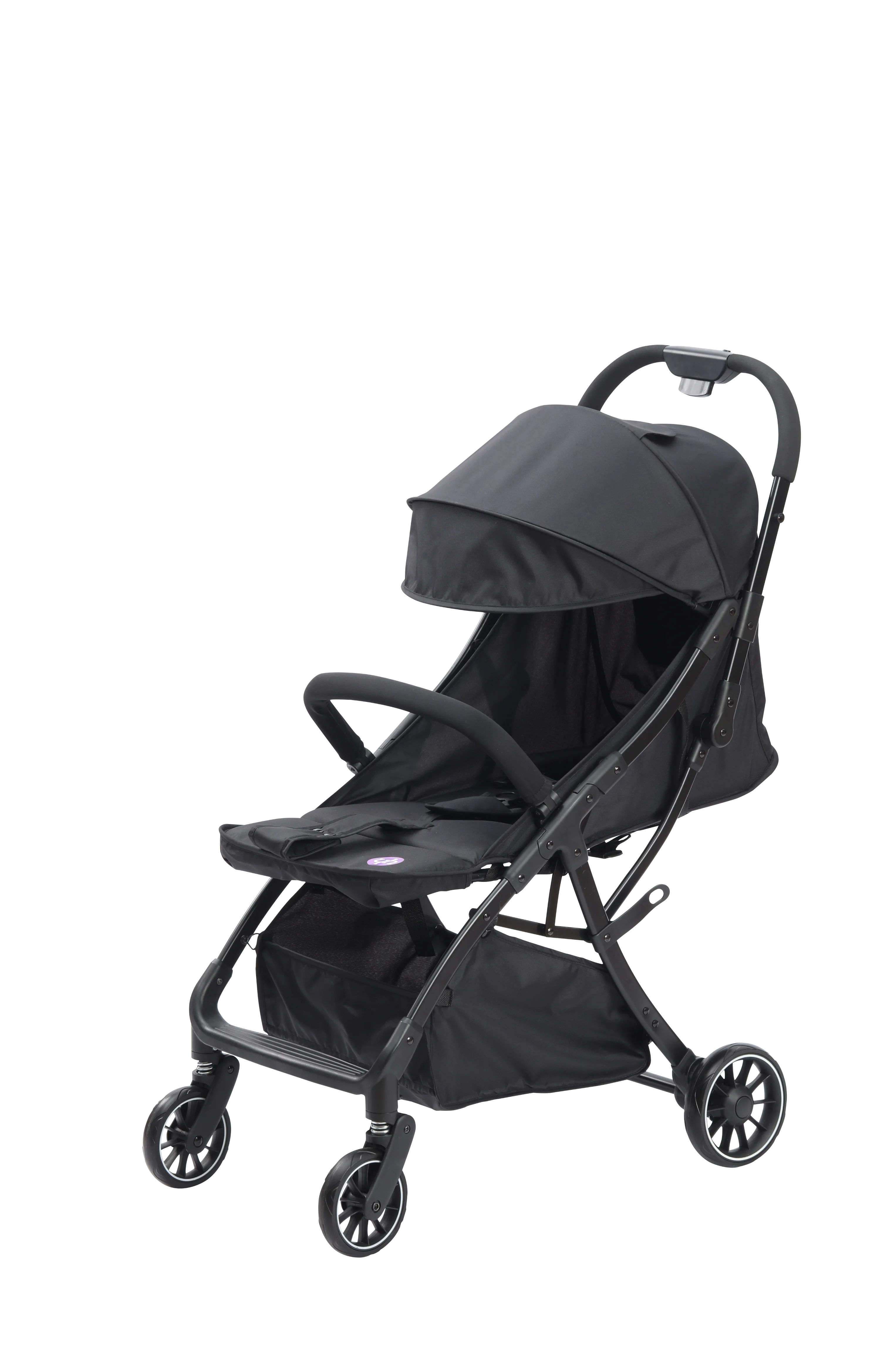 Hababy Auto Fold Stroller - Black - Y1D